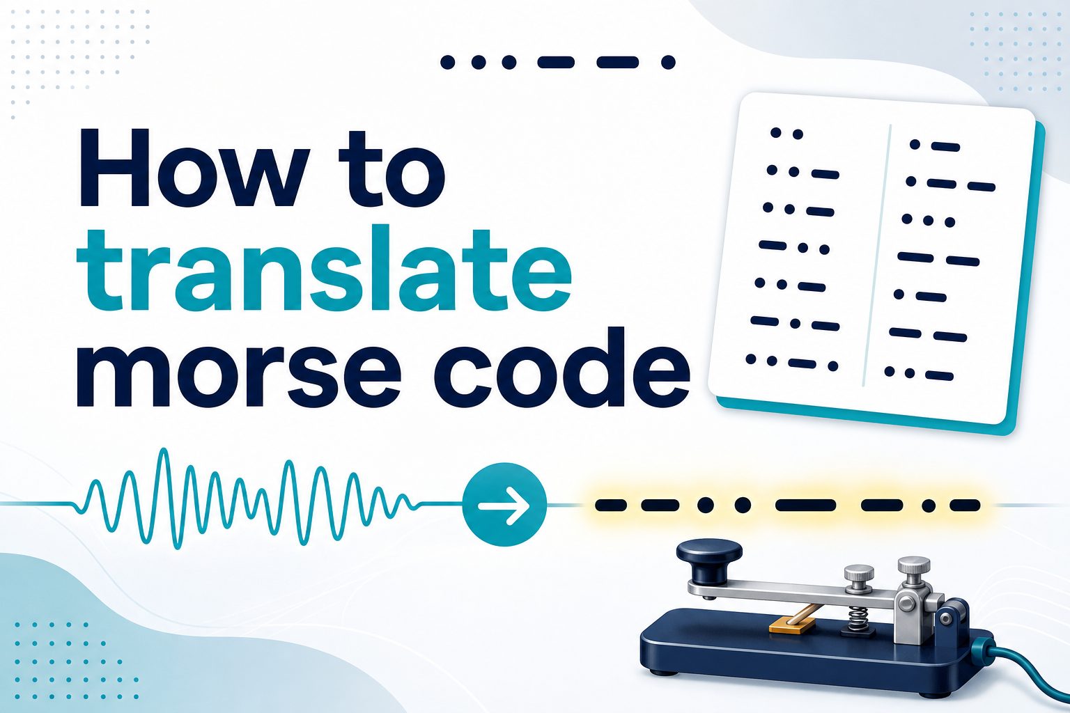 How to Translate Morse Code